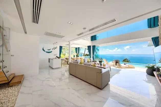 Deluxe Villa, 4 Yatak Odası, Deniz Manzaralı, Denize Bakan