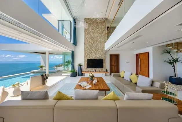 Deluxe Villa, 4 Yatak Odası, Deniz Manzaralı, Denize Bakan