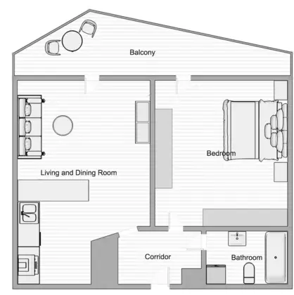 Deluxe Apart Daire