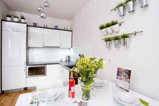 Luxury Apart Daire, 1 Yatak Odası, Balkon, Bahçe Manzaralı