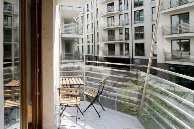 Luxury Apart Daire, 1 Yatak Odası, Balkon, Bahçe Manzaralı