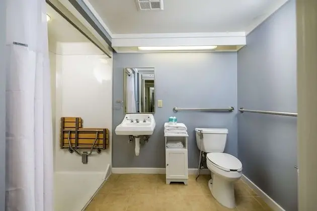 Oda, 1 En Büyük (King) Boy Yatak, Engellilere Uygun (Mobility & Hearing, Roll-in Shower)