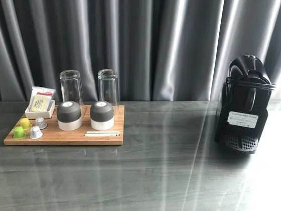 Business Suite with living area and street view