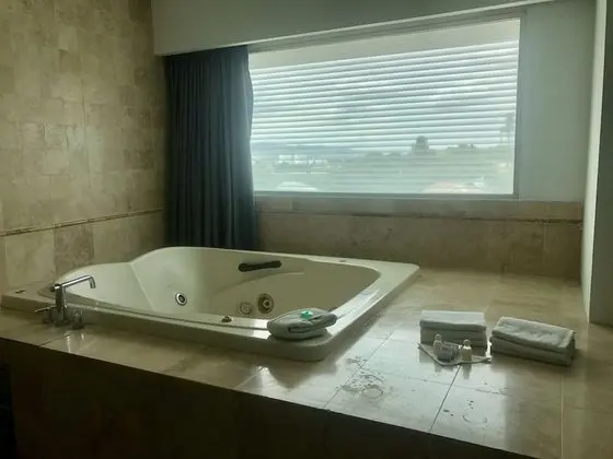 Master Suite with jacuzzi and street view