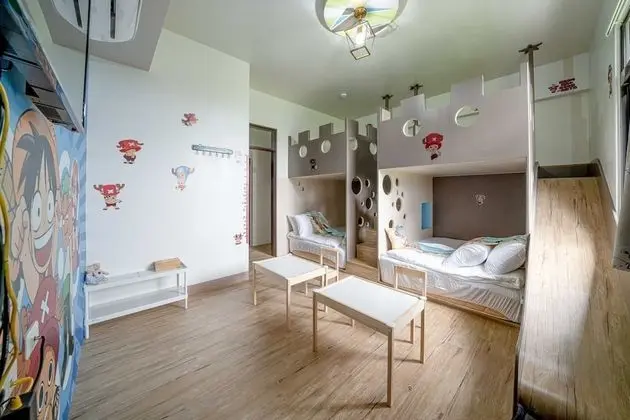 Family Dört Kişilik Oda, 2 Çift Kişilik Yatak, Banyolu/Duşlu, Asma Kat
