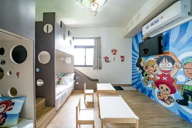 Family Dört Kişilik Oda, 2 Çift Kişilik Yatak, Banyolu/Duşlu, Asma Kat