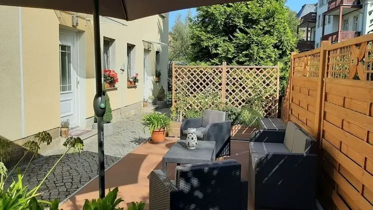Apart Daire, 1 Yatak Odası, Mutfak, Bahçe Manzaralı (Dresden)