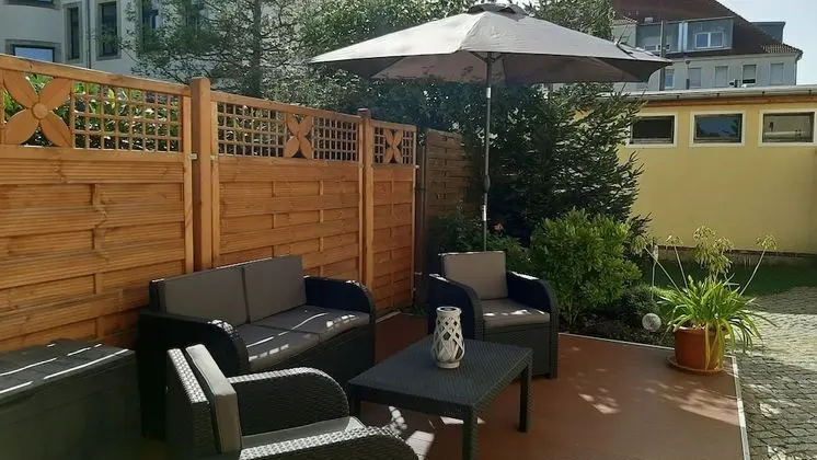 Apart Daire, 1 Yatak Odası, Mutfak, Bahçe Manzaralı (Dresden)