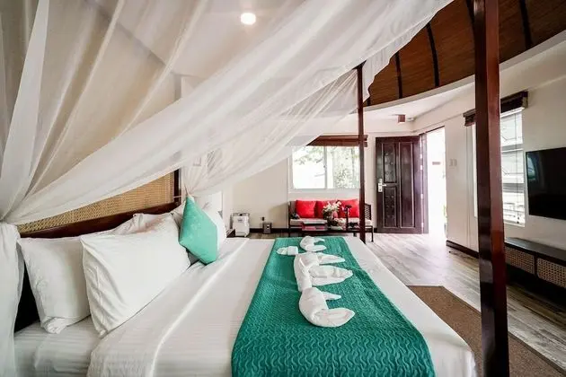 Luxury Oda, 1 En Büyük (King) Boy Yatak, Havuz Kullanımı, Denize Sıfır (Dome)