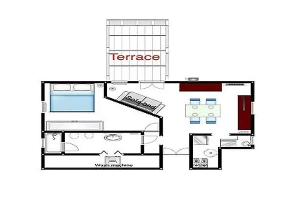 Apart Daire, 1 Yatak Odası