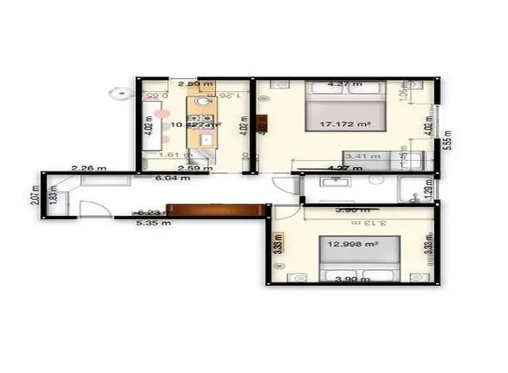 Apart Daire, 2 Yatak Odası, Şehir Manzaralı