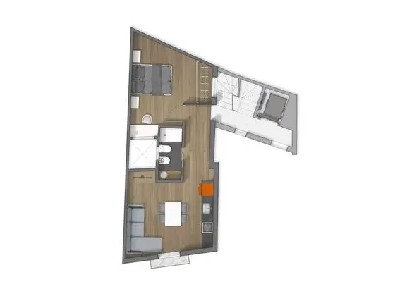 Deluxe Apart Daire, 1 Yatak Odası