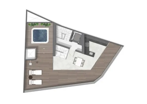 Premium Apart Daire, 2 Yatak Odası