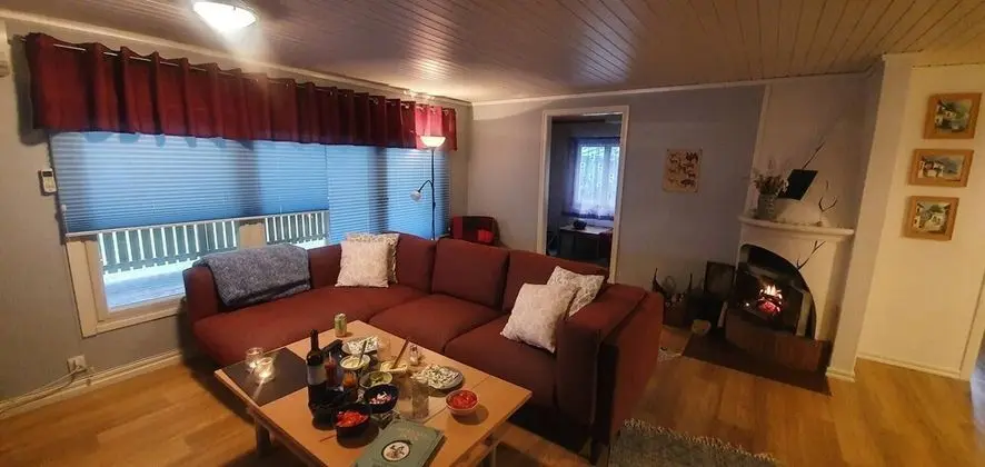 Kulübe, 2 Yatak Odası, Şömine