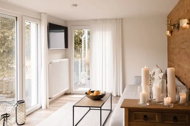 Panoramic Apart Daire, 1 Büyük (Queen) Boy Yatak, Küçük Mutfak, Bahçe Manzaralı