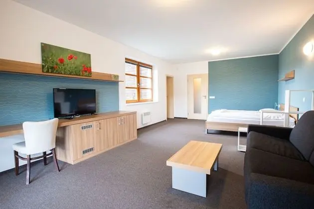 Double room with a terrace and an extra bed available