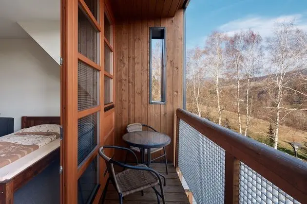 Maisonette apartment with a balcony and a kitchenette