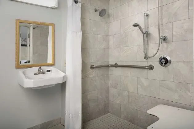 Oda, 1 Büyük (Queen) Boy Yatak, Engellilere Uygun (Mobility, Roll-In Shower)