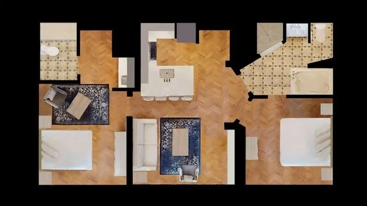 Premier Villa, 2 Yatak Odası, Mutfak