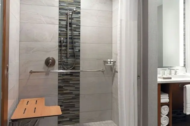 Oda, 2 Büyük (Queen) Boy Yatak (Mobility Accessible, Roll-In Shower)