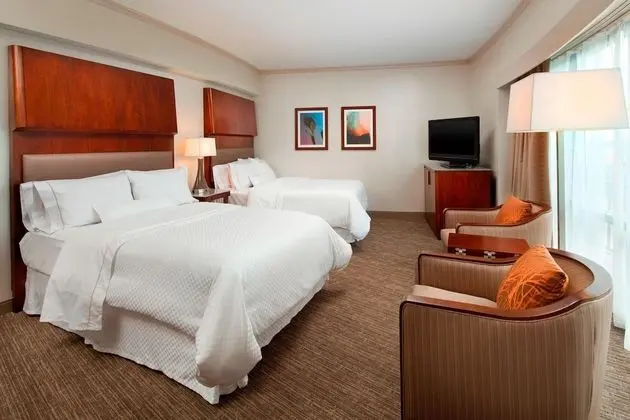 Deluxe Oda, 2 Çift Kişilik Yatak, Şehir Manzaralı (Mobility Accessible, Roll-In Shower)