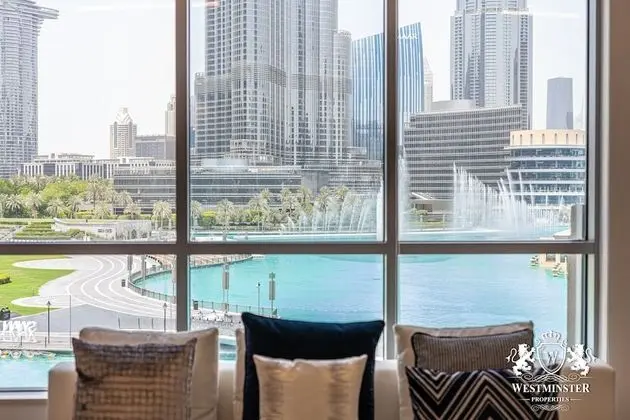 Three bedroom with Full Burj Khalifa and fountain view - Natasha Rox Design