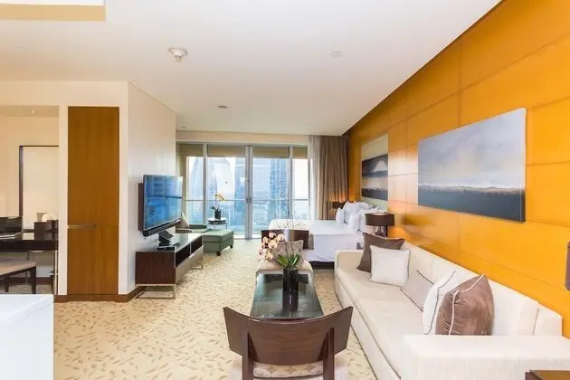 Superior Studio with Partial Burj View