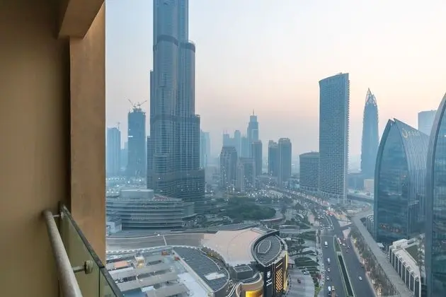 Superior Studio with Partial Burj View