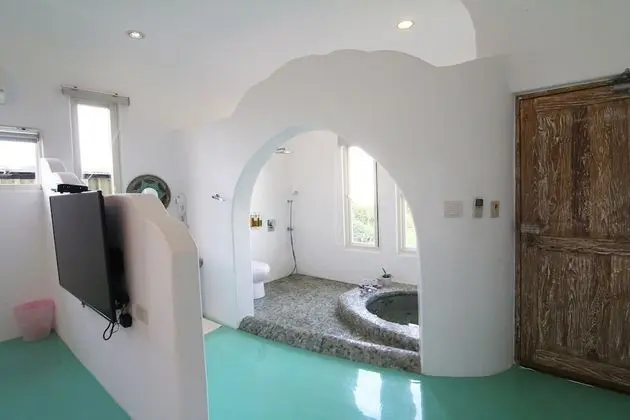 Design Tek Büyük Yataklı Oda, 1 Büyük (Queen) Boy Yatak, Küvet, Okyanus Manzaralı