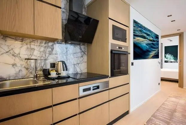 Sehir Manzaralı Cift Odalı Apartment Odası