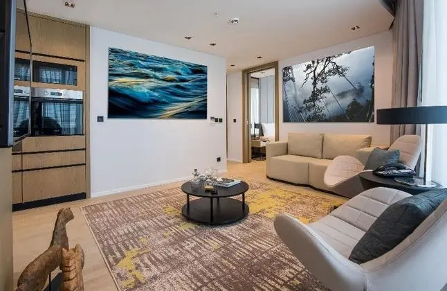Sehir Manzaralı Cift Odalı Apartment Odası