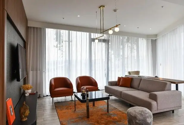 Spacious Uc Odalı Apartment Odası