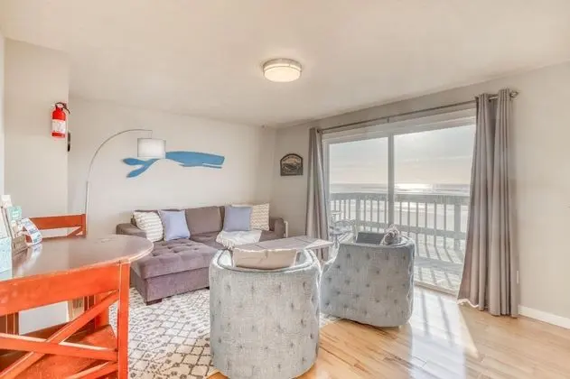 Daire, 1 Büyük (Queen) Boy Yatak ve Çekyat, Plaj Manzaralı (Whale Watcher Condo #2)