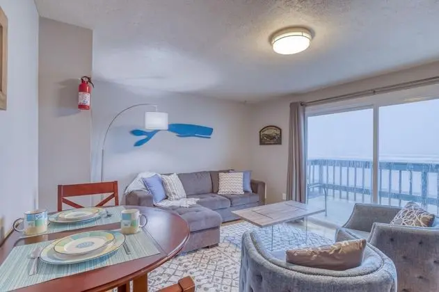 Daire, 1 Büyük (Queen) Boy Yatak ve Çekyat, Plaj Manzaralı (Whale Watcher Condo #2)