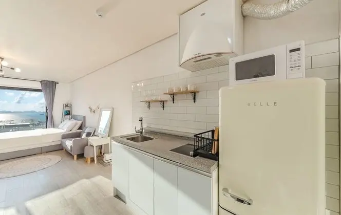 Superior Tek Büyük Yataklı Oda, Teras, Okyanus Manzaralı (Shamu)