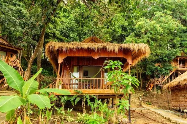 Bungalov, 1 Yatak Odası, Denize Sıfır (  AC  )