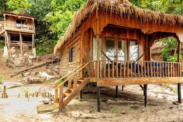 Bungalov, 1 Yatak Odası, Denize Sıfır (  AC  )