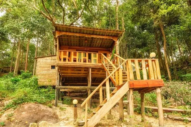 Bungalov, Deniz Manzaralı (AC Room)