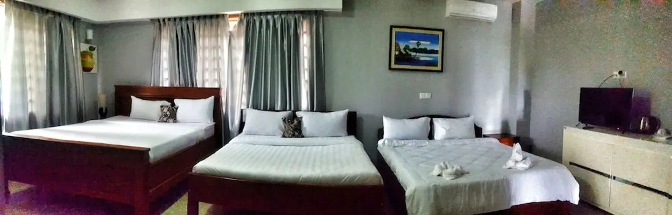 Deluxe Üç Kişilik Oda, Birden Çok Yatak, Sigara İçilmez