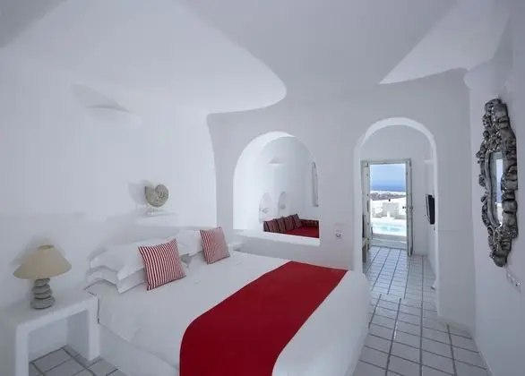 Junior Suite, Caldera View, Ground floor, Shared terrace (Not secluded)