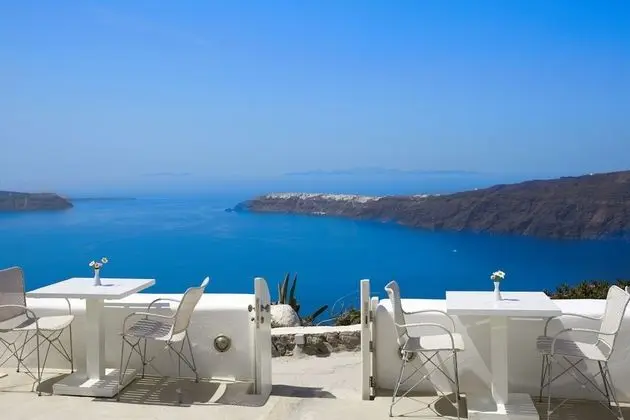 Junior Suite, Caldera View, Ground floor, Shared terrace (Not secluded)