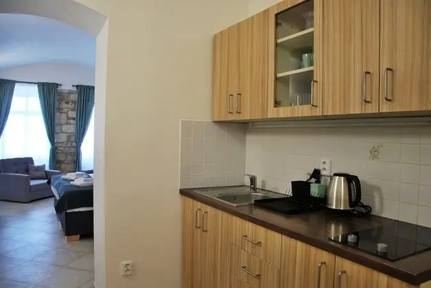 City Apart Daire, 1 En Büyük (King) Boy Yatak ve Çekyat, Teras, Zemin Kat