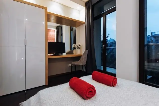 Premium Apart Daire, 2 Yatak Odası, Bahçe Manzaralı, Bahçeli