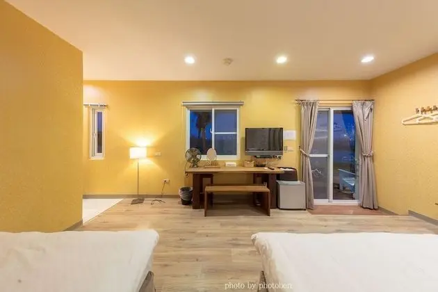 Comfort Dört Kişilik Oda, 2 Çift Kişilik Yatak, Balkon/Veranda, Avlu