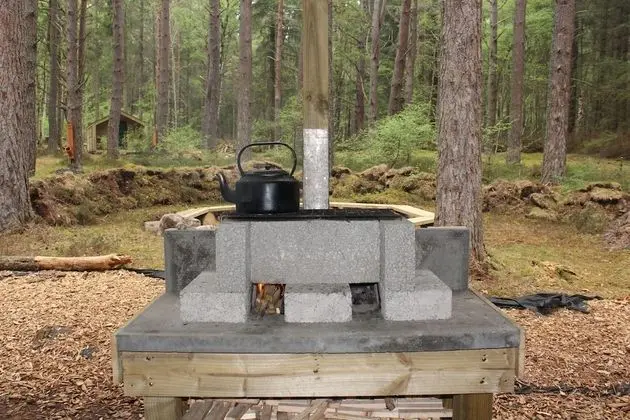 Kulübe (Birch - shared shower access)