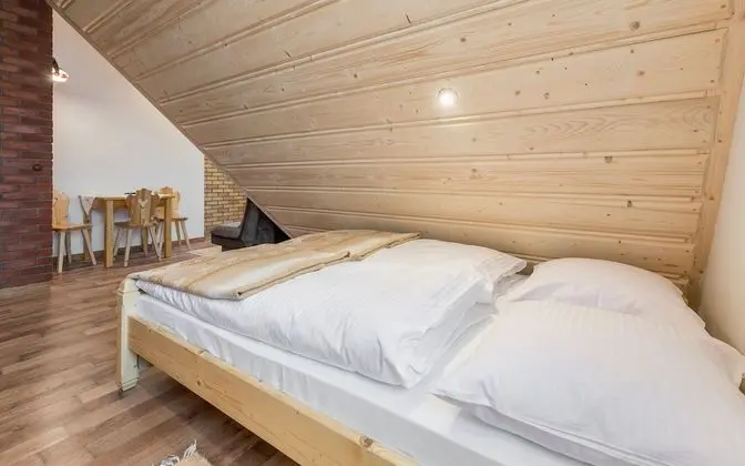 Tek Büyük Yataklı Oda, 1 Çift Kişilik Yatak ve Çekyat (Attic)