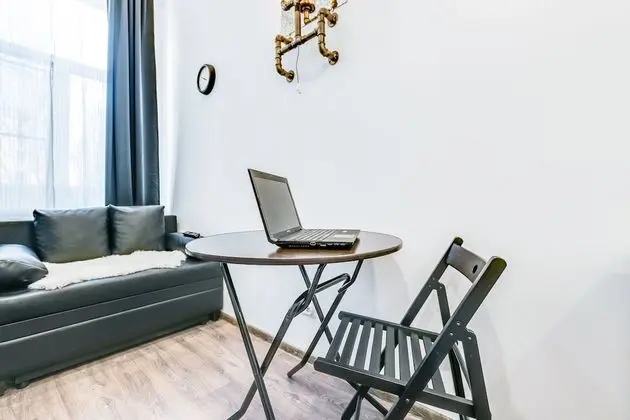 Design Apart Daire, 1 Büyük (Queen) Boy Yatak ve Çekyat, Şehir Manzaralı