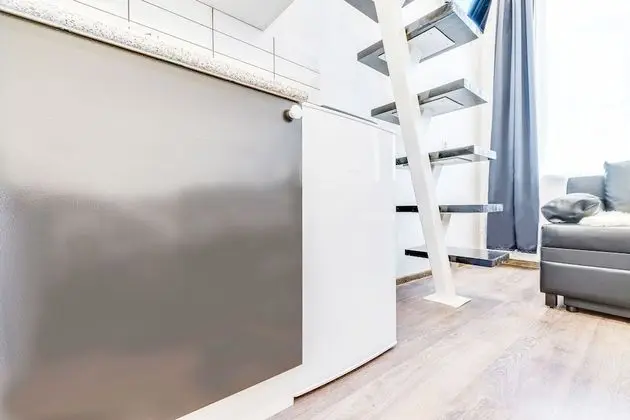 Design Apart Daire, 1 Büyük (Queen) Boy Yatak ve Çekyat, Şehir Manzaralı