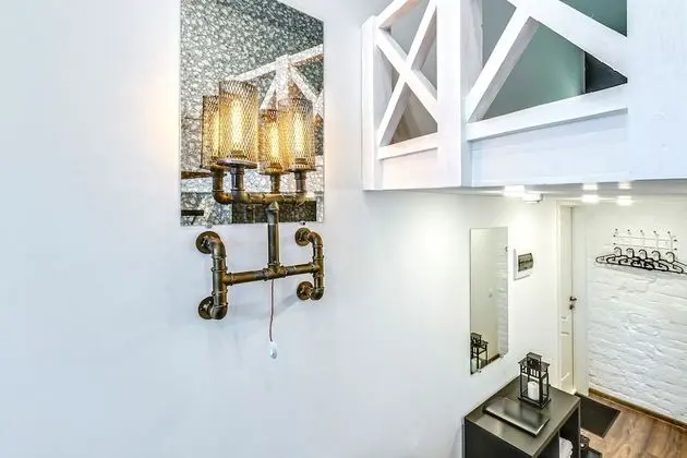 Design Apart Daire, 1 Büyük (Queen) Boy Yatak ve Çekyat, Şehir Manzaralı