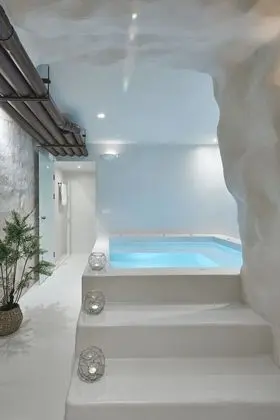 King suite with indoor plunge pool